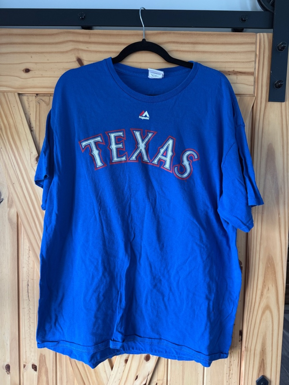 Texas rangers "Jedi Knight" tee shirt jersey early 2010's Star Wars night shirt